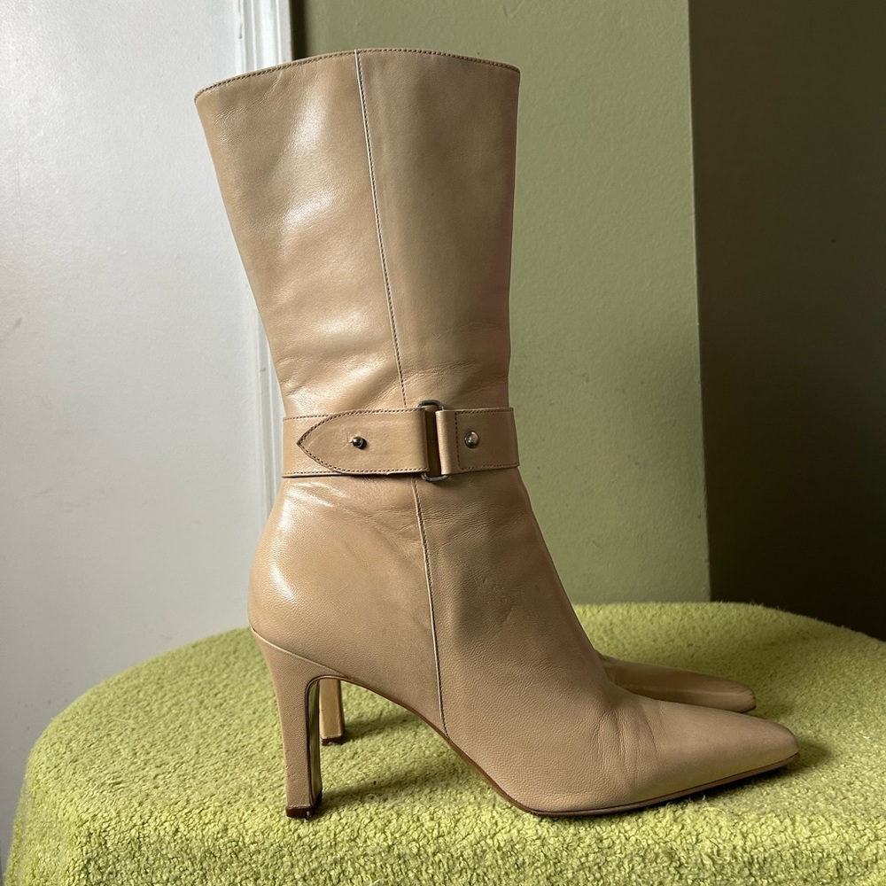Gianni Bini Tan Heeled Boots